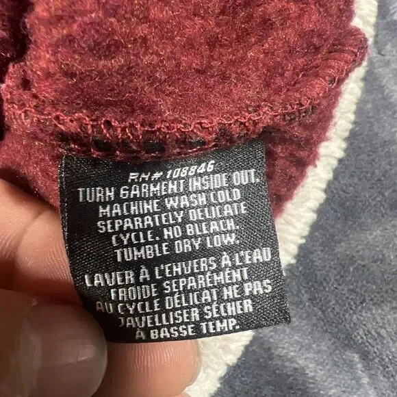 Kuhl Women's Hooded Alfpaca Fleece Zip Up Burgundy Small outdoor hiking - Picture 5 of 10